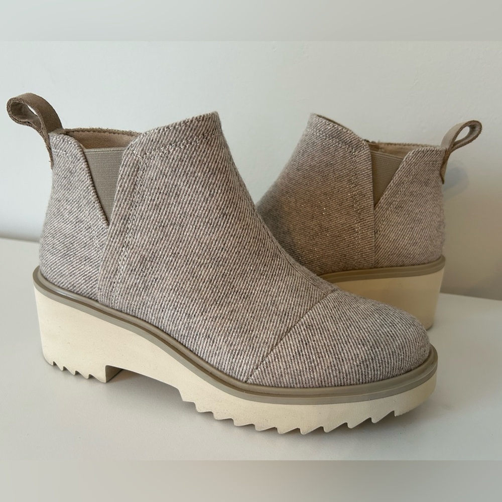 TOMS Maude Wedge Boot Size 5.5 - Picture 9 of 12
